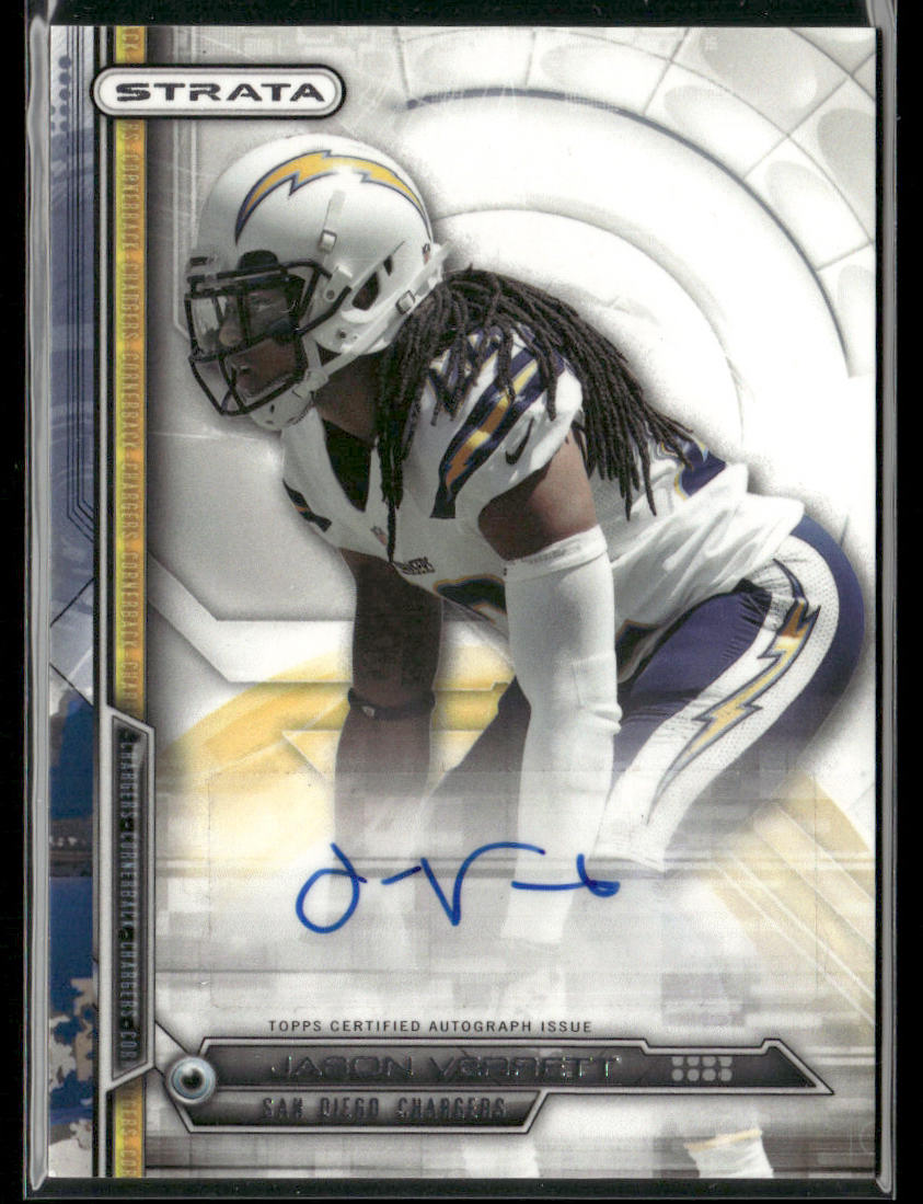 Jason Verrett 2014 Topps Strata Autographs #127 AU San Diego Chargers front