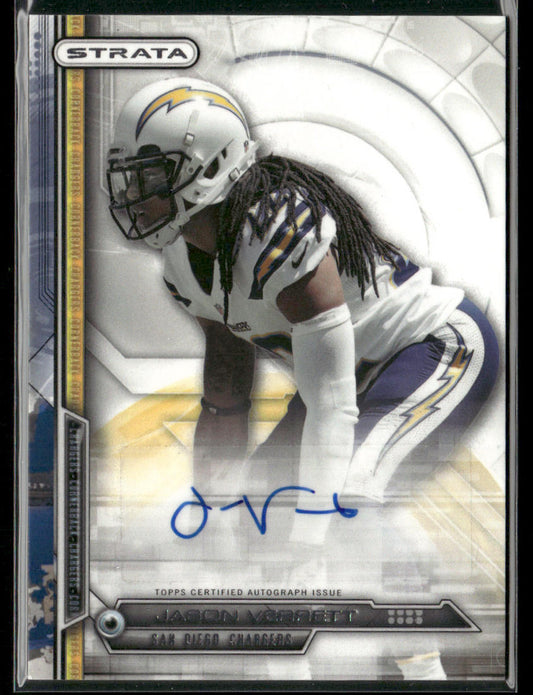 Jason Verrett 2014 Topps Strata Autographs #127 AU San Diego Chargers front
