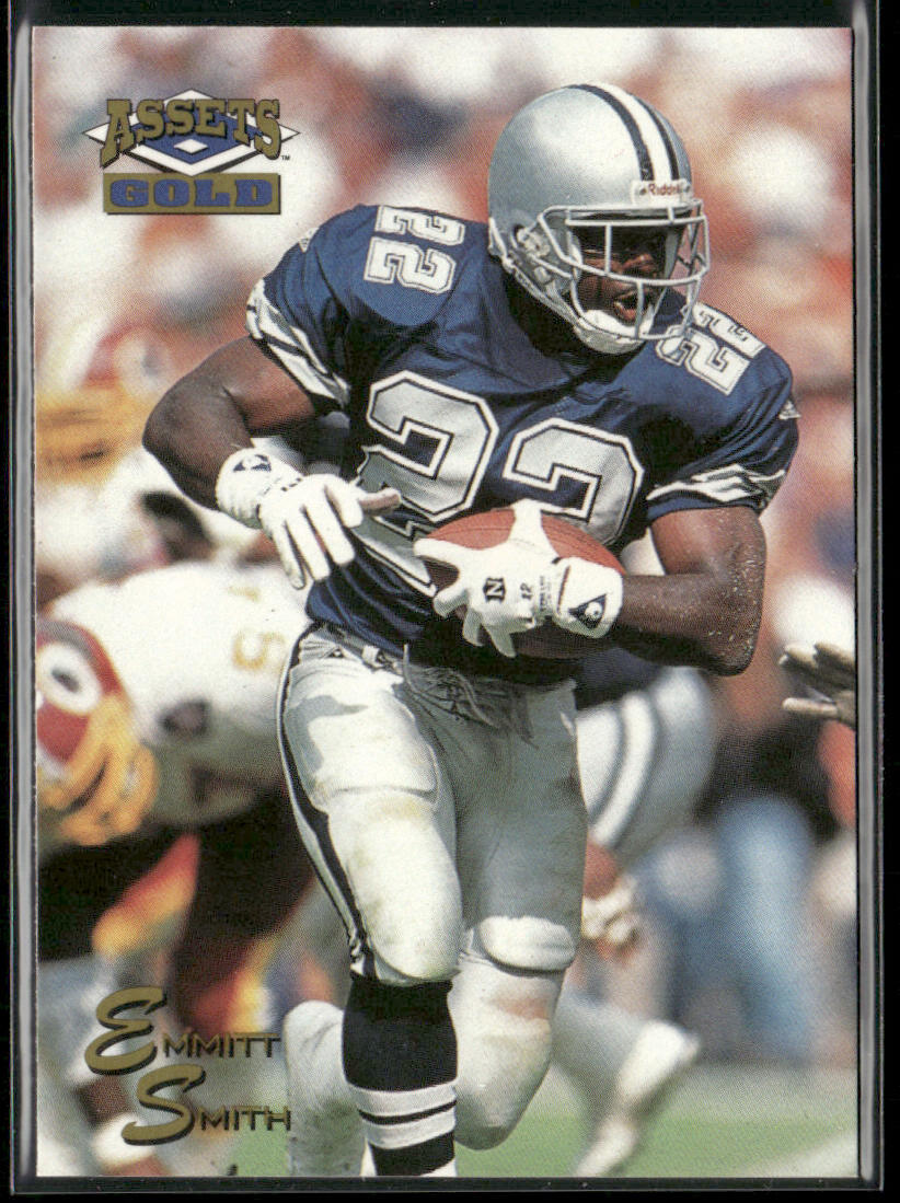 Emmitt Smith 1995 Classic Assets Gold #31 Dallas Cowboys front