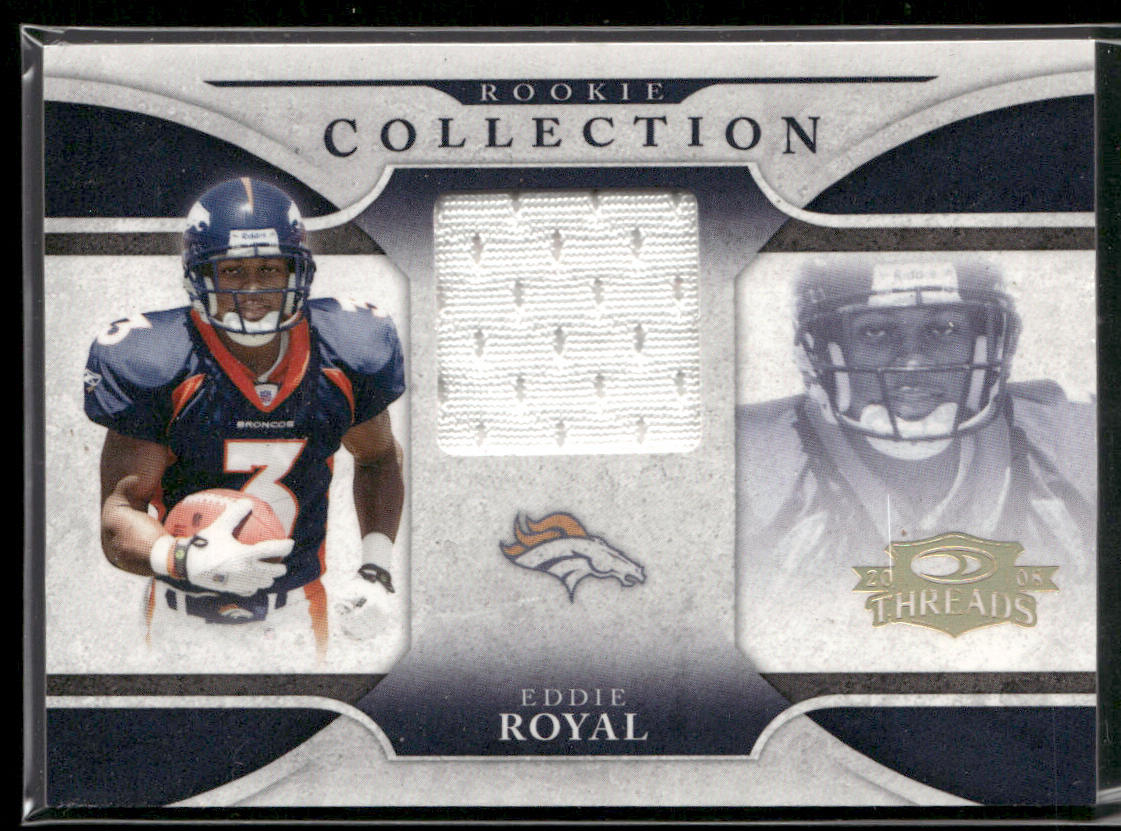 Eddie Royal 2008 Donruss Threads Rookie Collection Materials #RCM-31 SN,MEM front
