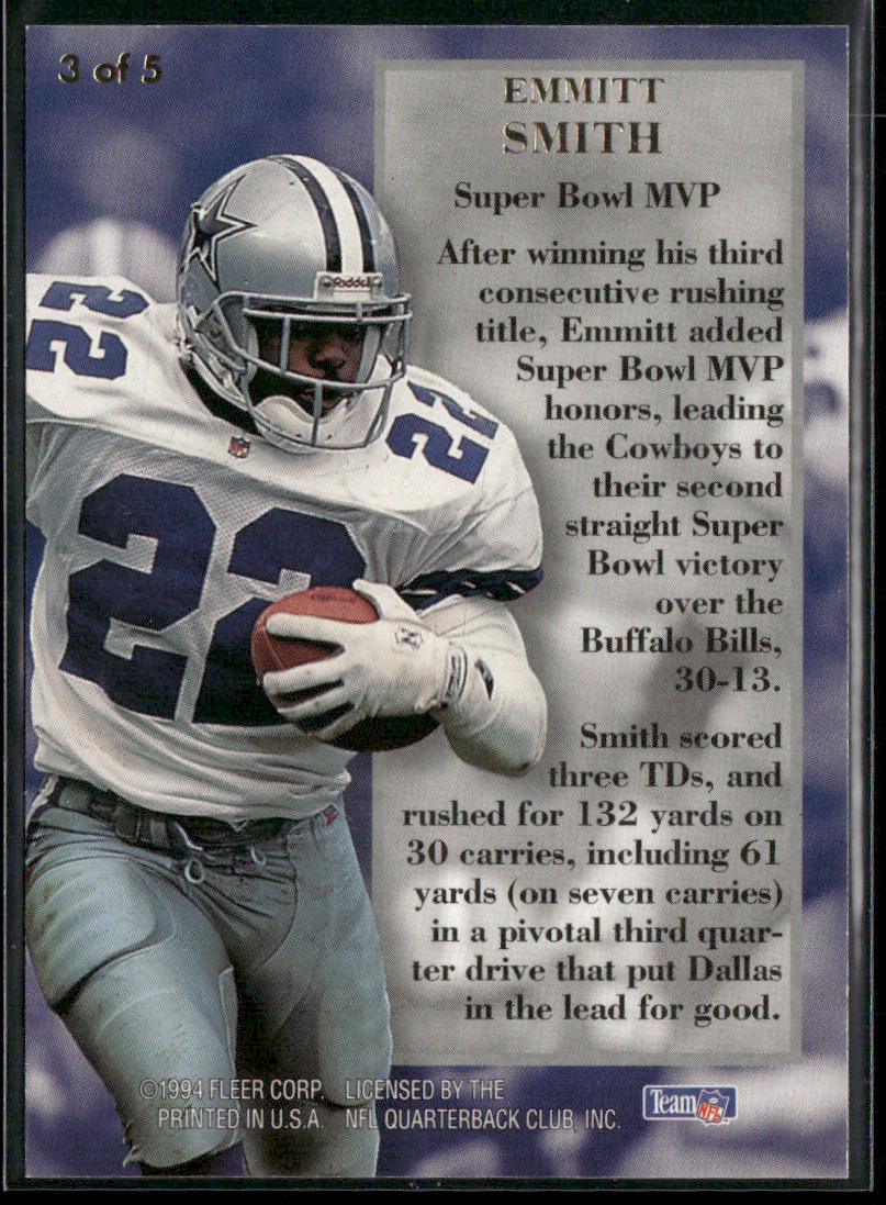 Emmitt Smith 1994 Ultra Award Winners #3 Dallas Cowboys back