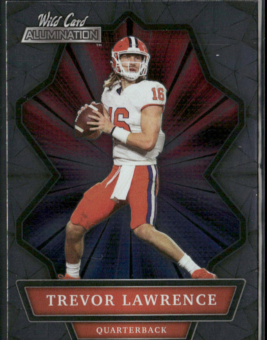 Trevor Lawrence 2021 Wild Card Alumination #ABC-1 Clemson Tigers front