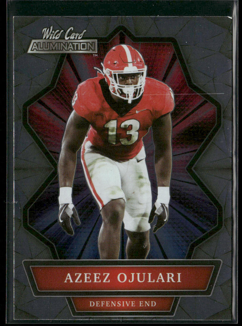 Azeez Ojulari 2021 Wild Card Alumination #ABC-43 Georgia Bulldogs front