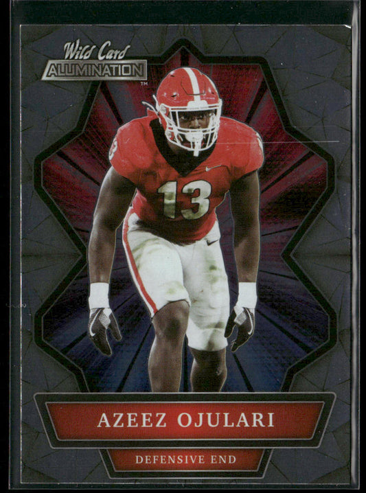 Azeez Ojulari 2021 Wild Card Alumination #ABC-43 Georgia Bulldogs front