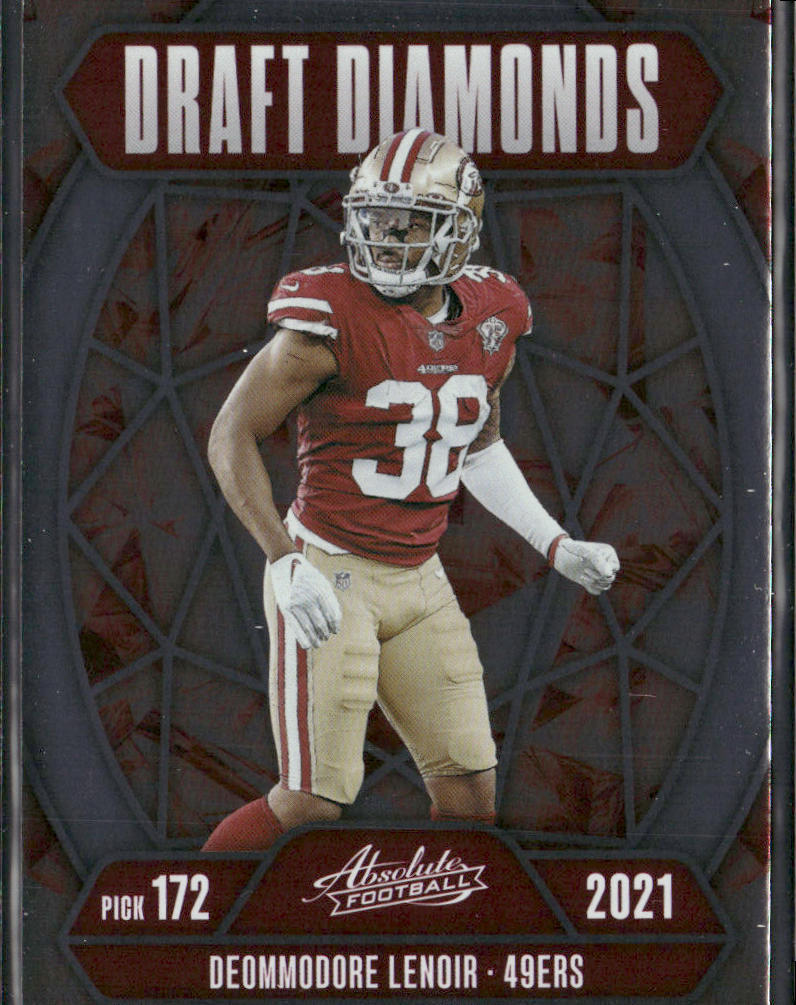 Deommodore Lenoir 2025 Panini Absolute Draft Diamonds #DD-DLR 49ers front