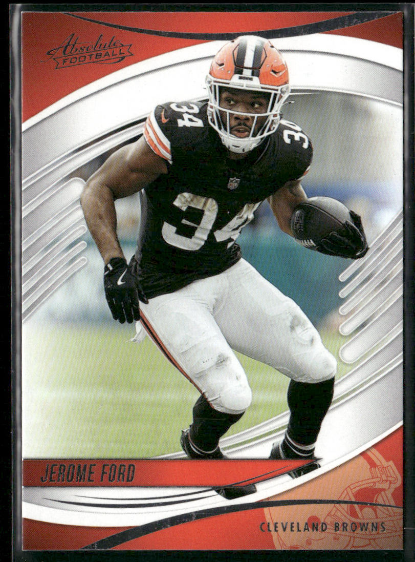 Jerome Ford 2025 Panini Absolute #82 Cleveland Browns front