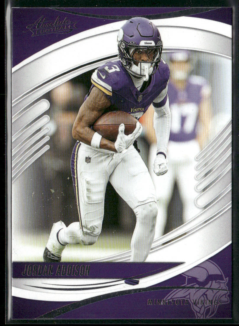 Jordan Addison 2025 Panini Absolute Retail #93 Minnesota Vikings front