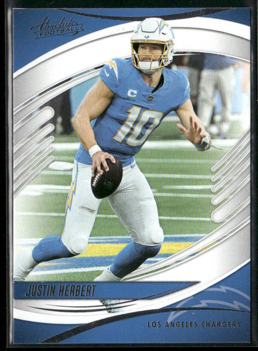 Justin Herbert 2025 Panini Absolute Retail #11 Los Angeles Chargers front