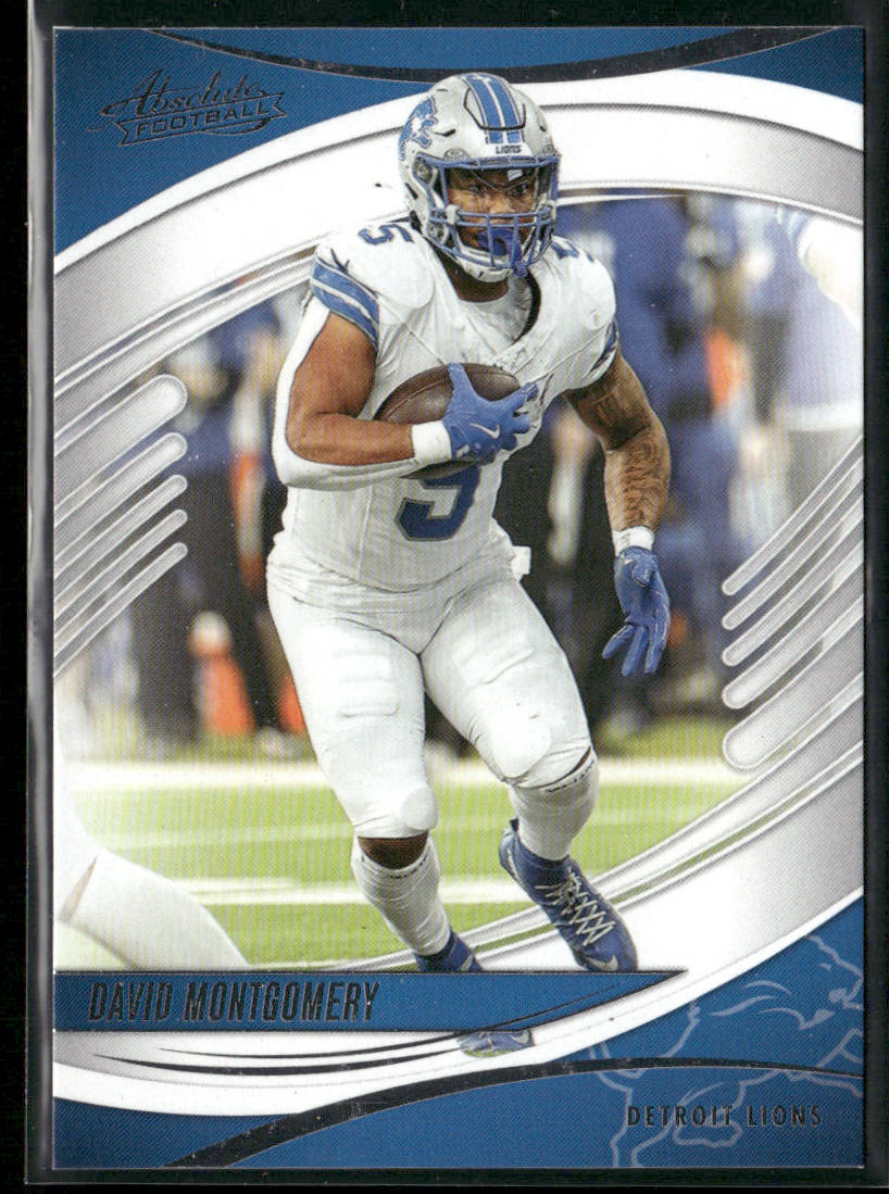 David Montgomery 2025 Panini Absolute Retail #16 Detroit Lions front