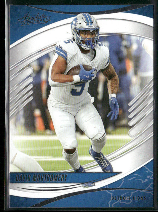 David Montgomery 2025 Panini Absolute Retail #16 Detroit Lions front