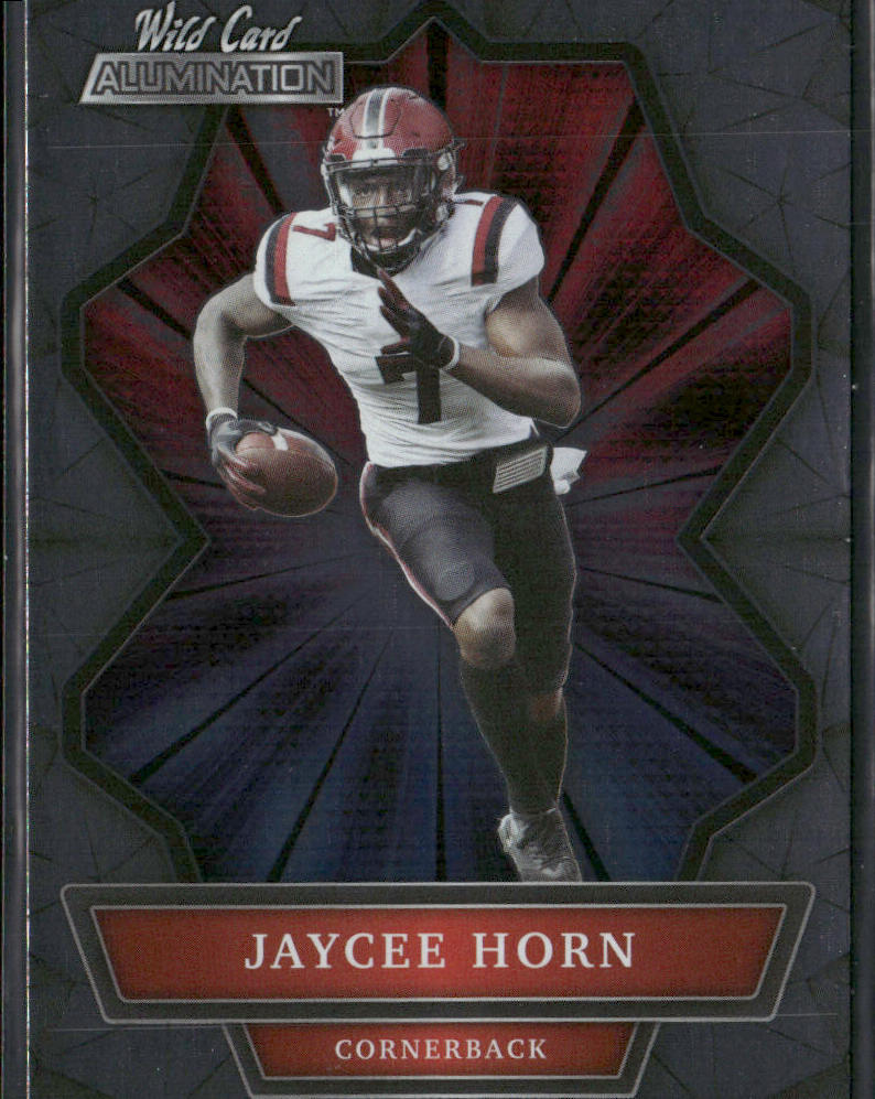 Jaycee Horn 2021 Wild Card Alumination #ABC-22 South Carolina Gamecocks front
