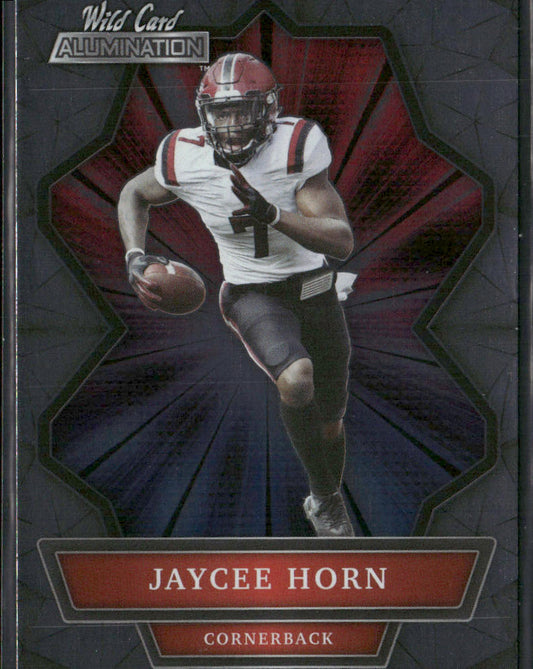 Jaycee Horn 2021 Wild Card Alumination #ABC-22 South Carolina Gamecocks front