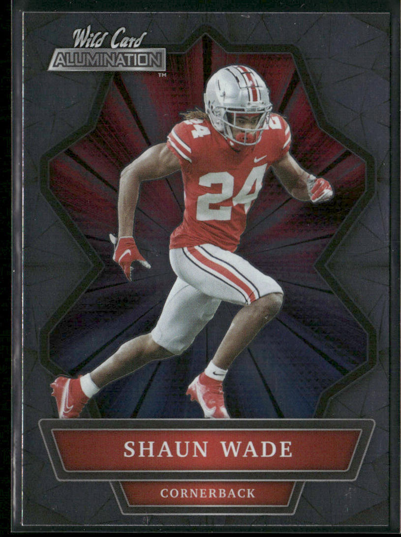Shaun Wade 2021 Wild Card Alumination #ABC-39 Ohio State Buckeyes front