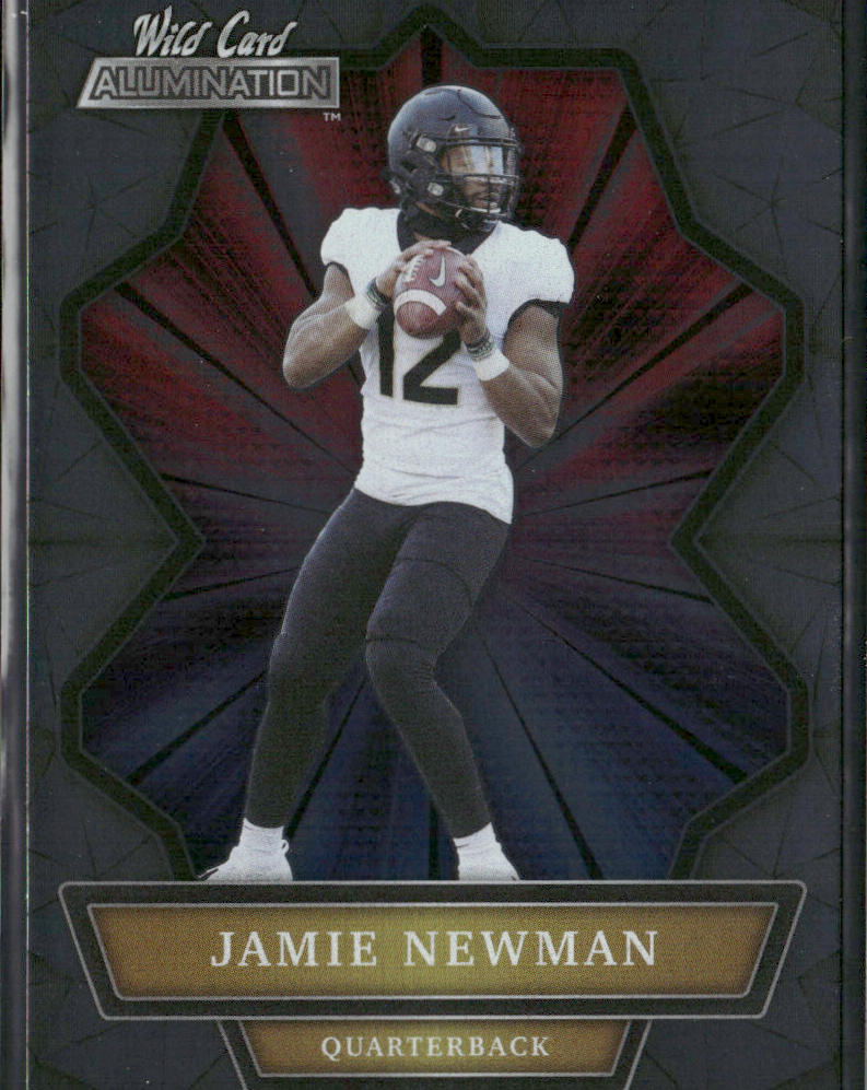 Jamie Newman 2021 Wild Card Alumination #ABC-25 Wake Forest Demon Deacons front