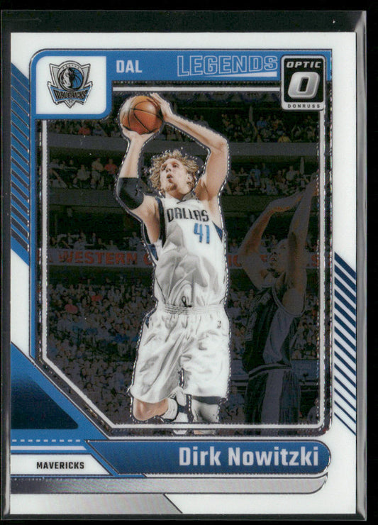 Dirk Nowitzki 2024-25 Donruss Optic #247 Dallas Mavericks front