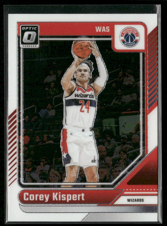 Corey Kispert 2024-25 Donruss Optic #183 Washington Wizards front