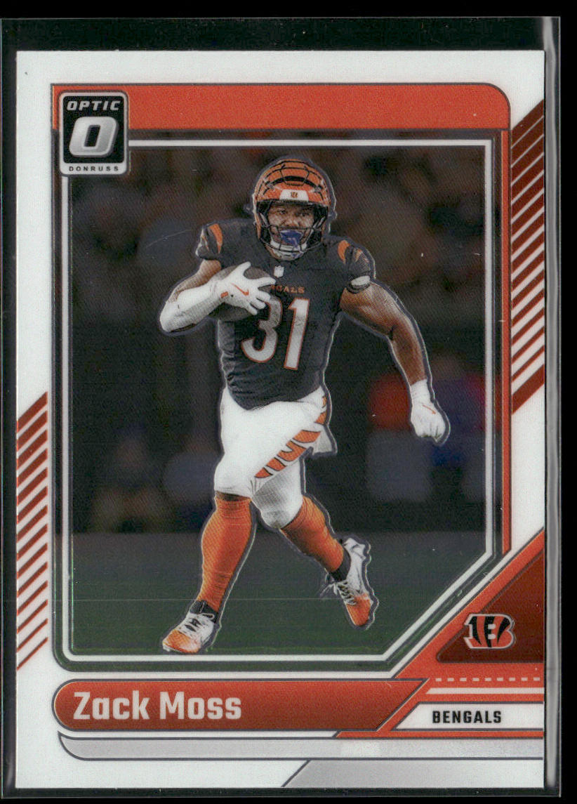Zack Moss 2024 Donruss Optic #39 Cincinnati Bengals front