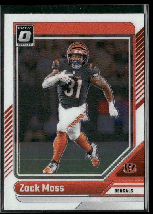 Zack Moss 2024 Donruss Optic #39 Cincinnati Bengals front