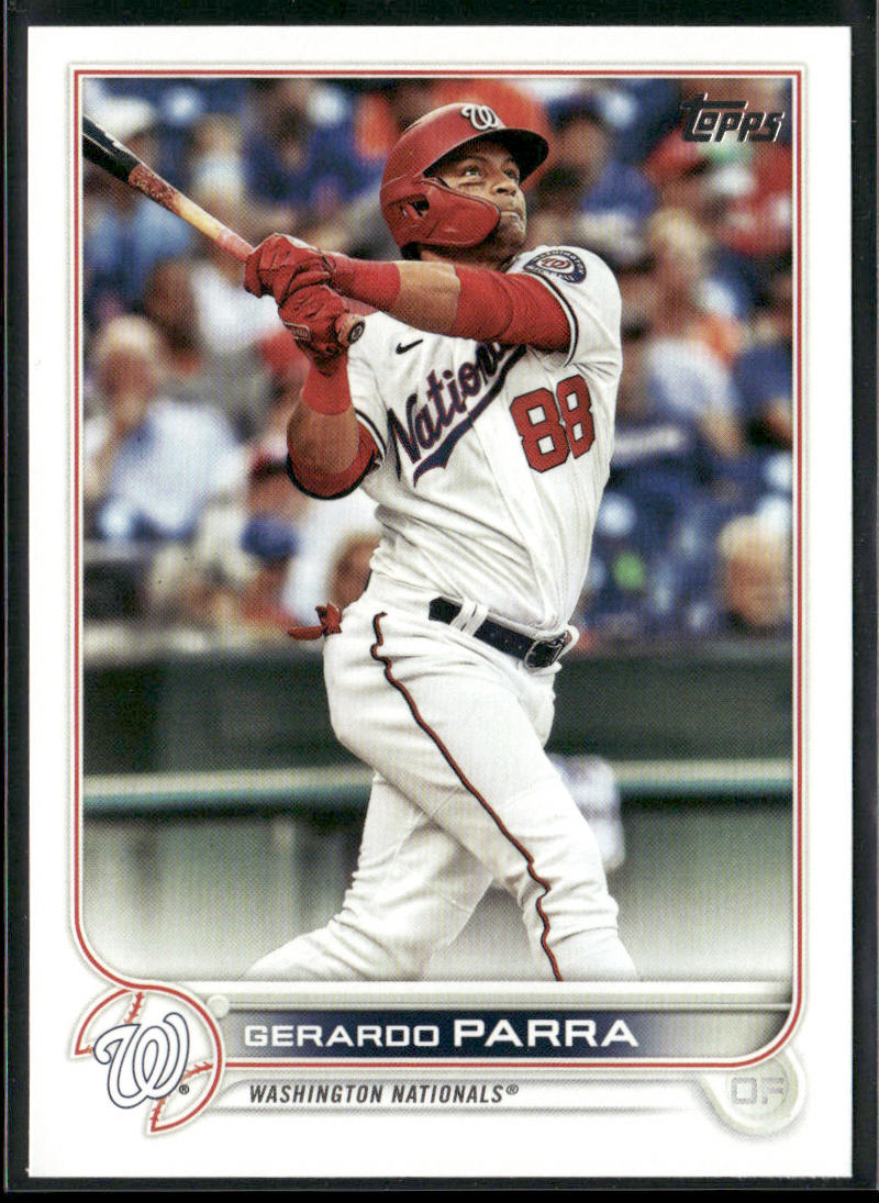 Gerardo Parra 2022 Topps #583 Washington Nationals front