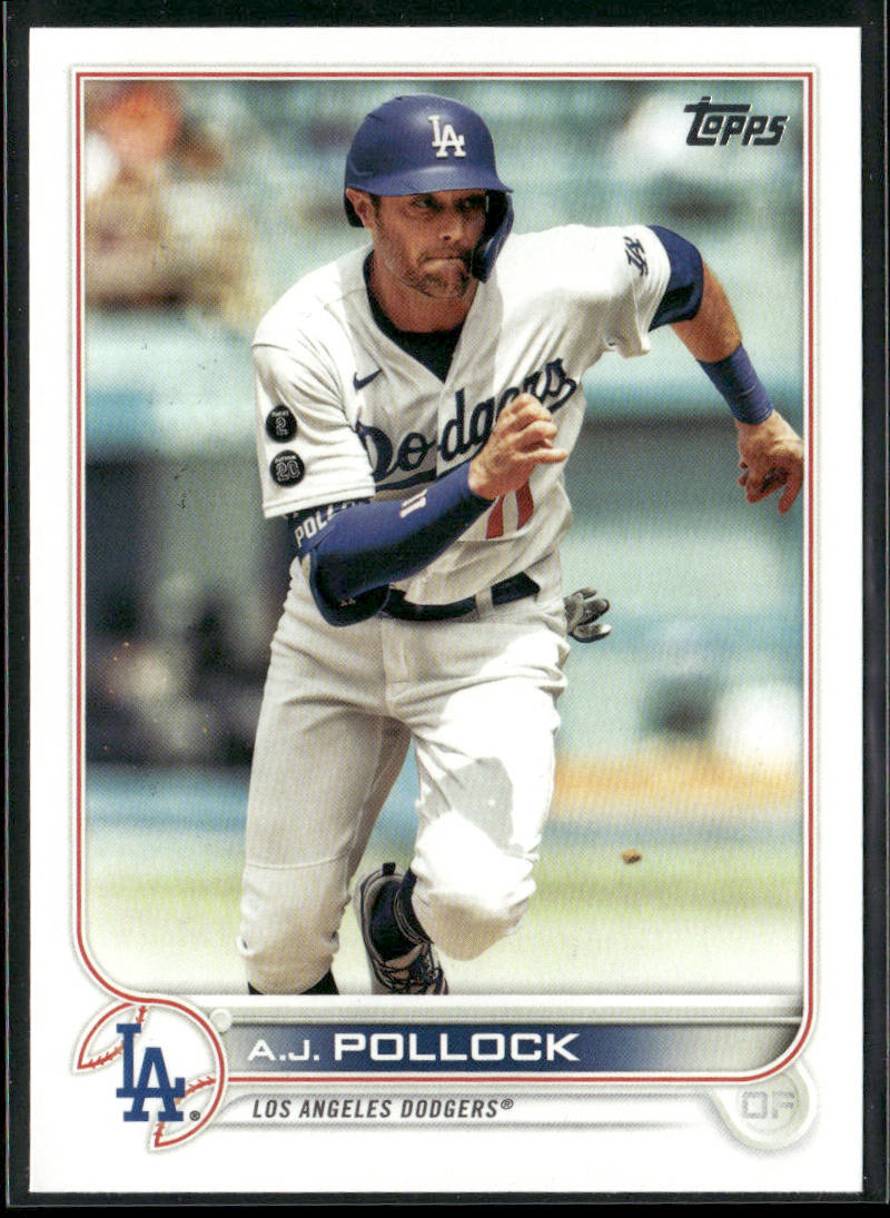 A.J. Pollock 2022 Topps #608 Los Angeles Dodgers front