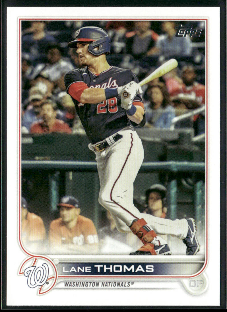 Lane Thomas 2022 Topps #555 Washington Nationals front