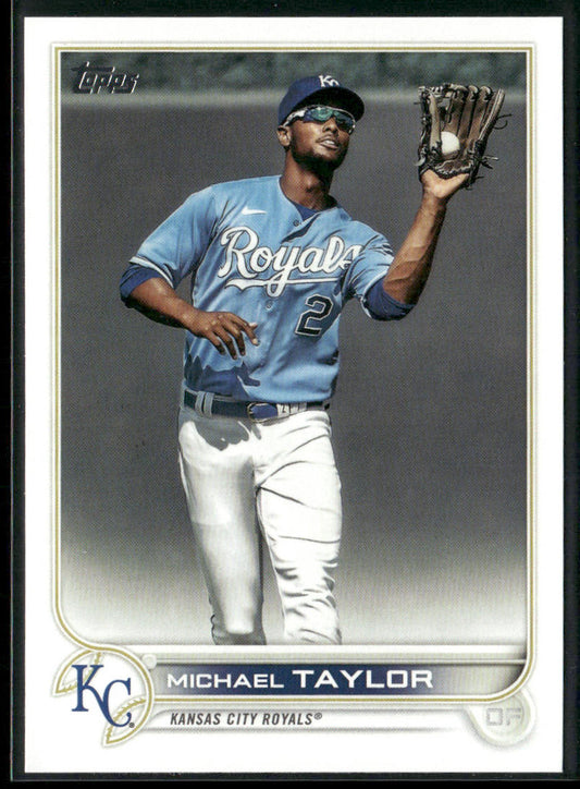 Michael Taylor 2022 Topps #483 Kansas City Royals front