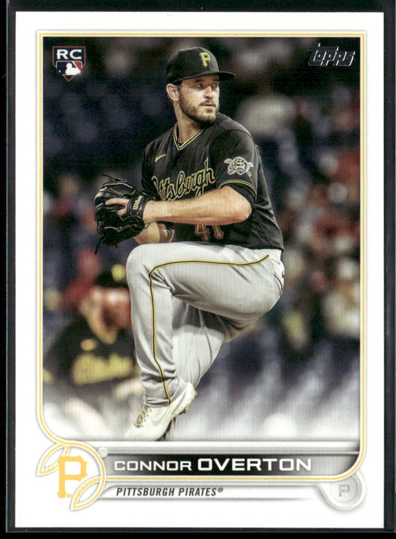 Connor Overton 2022 Topps #339 RC Pittsburgh Pirates front