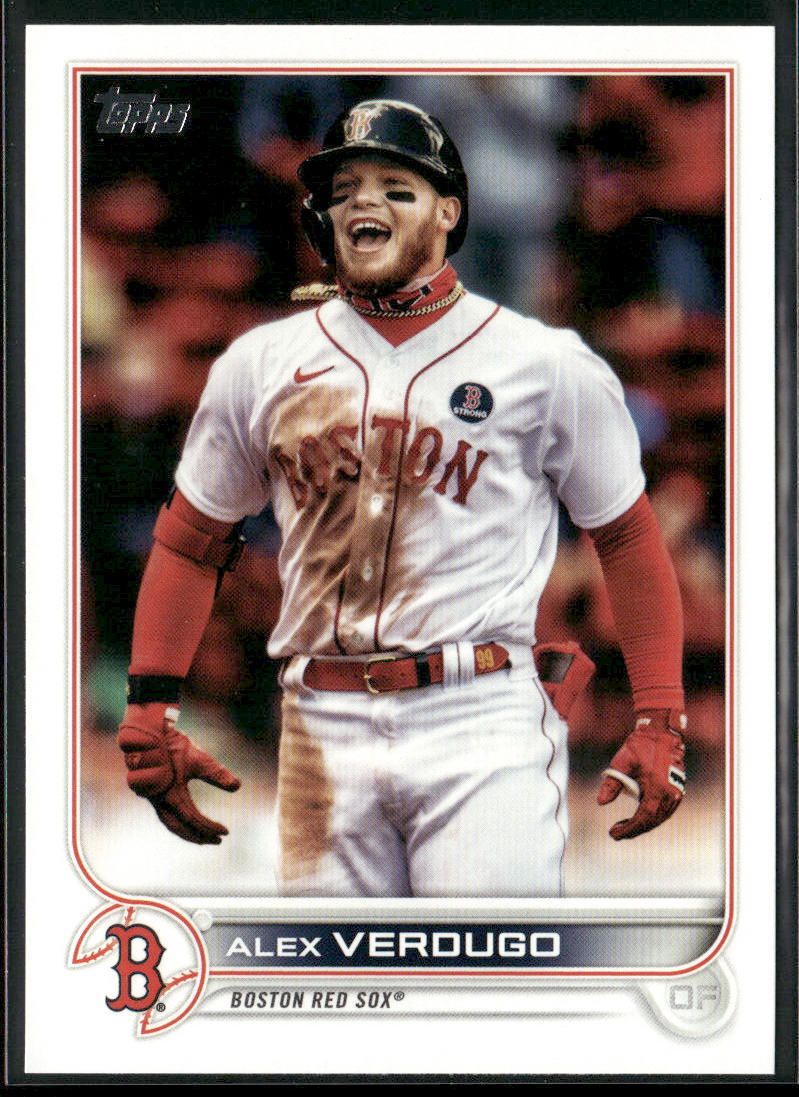 Alex Verdugo 2022 Topps #356 Boston Red Sox front