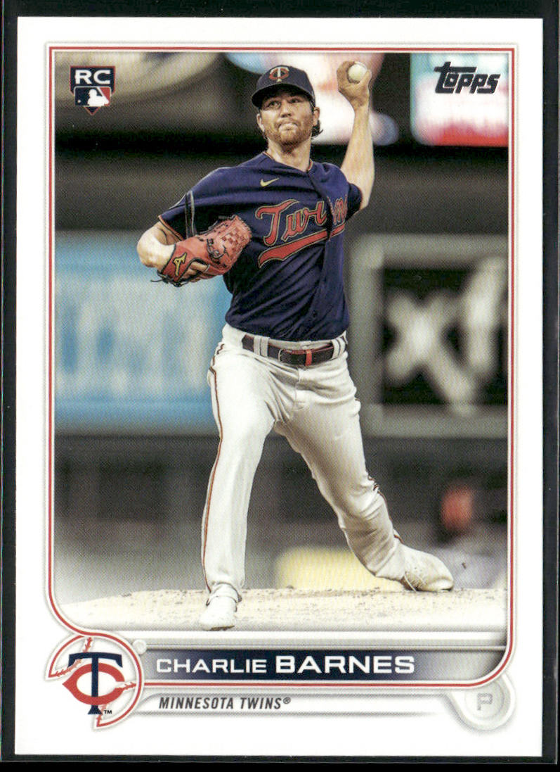 Charlie Barnes 2022 Topps #641 RC Minnesota Twins front