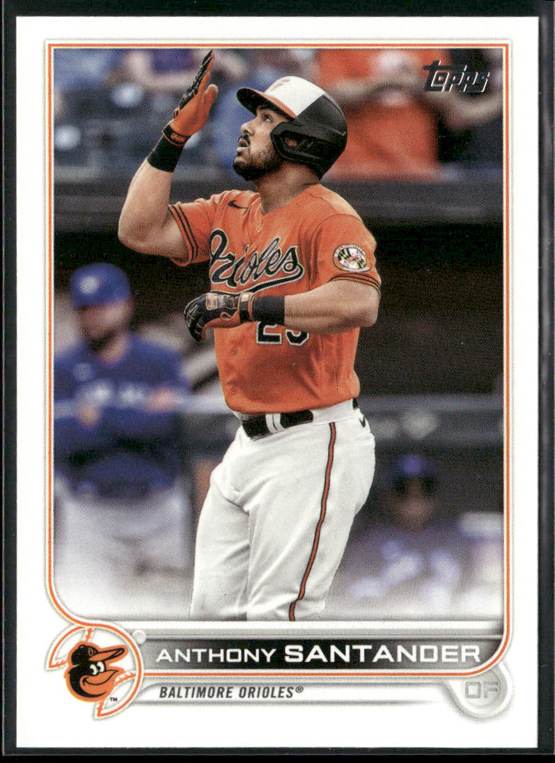 Anthony Santander 2022 Topps #491 Baltimore Orioles front