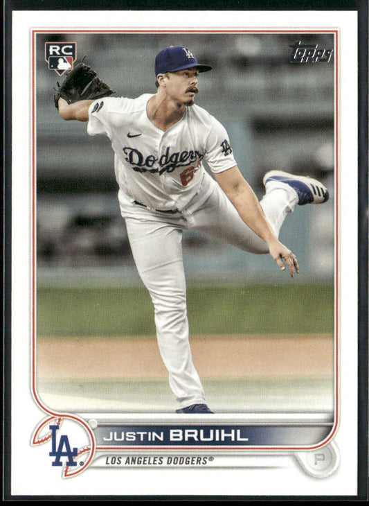 Justin Bruihl 2022 Topps #658 RC Los Angeles Dodgers front