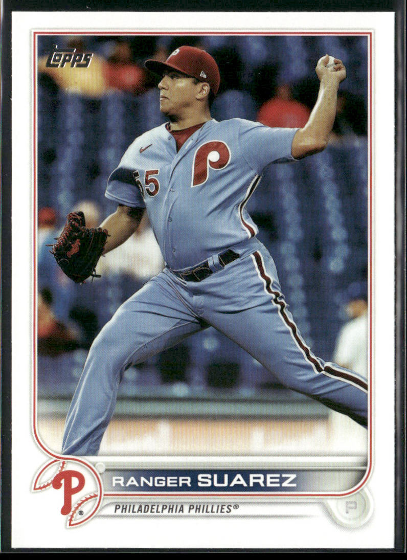 Ranger Suarez 2022 Topps #386 Philadelphia Phillies front