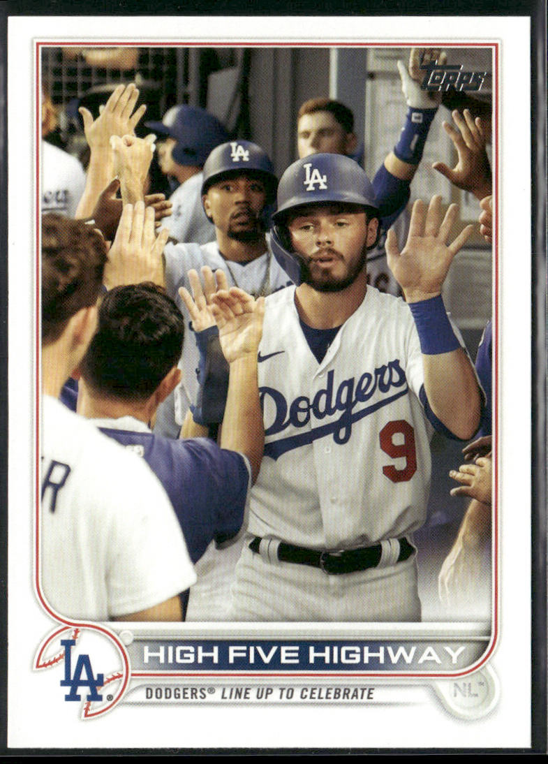 High Five Highway 2022 Topps #505 Los Angeles Dodgers front