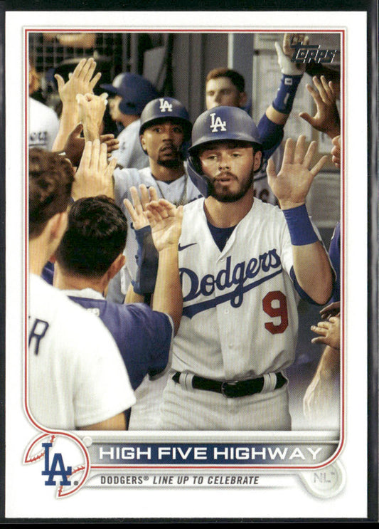 High Five Highway 2022 Topps #505 Los Angeles Dodgers front
