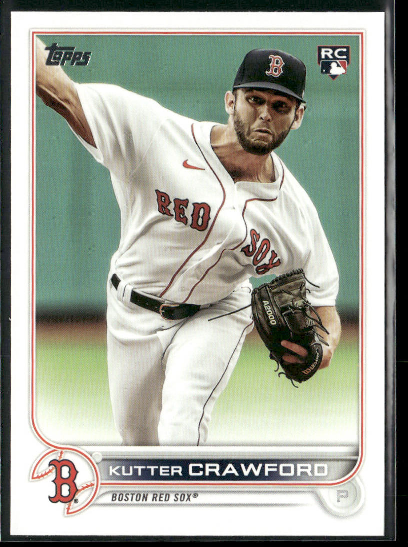 Kutter Crawford 2022 Topps #645b RC Boston Red Sox front