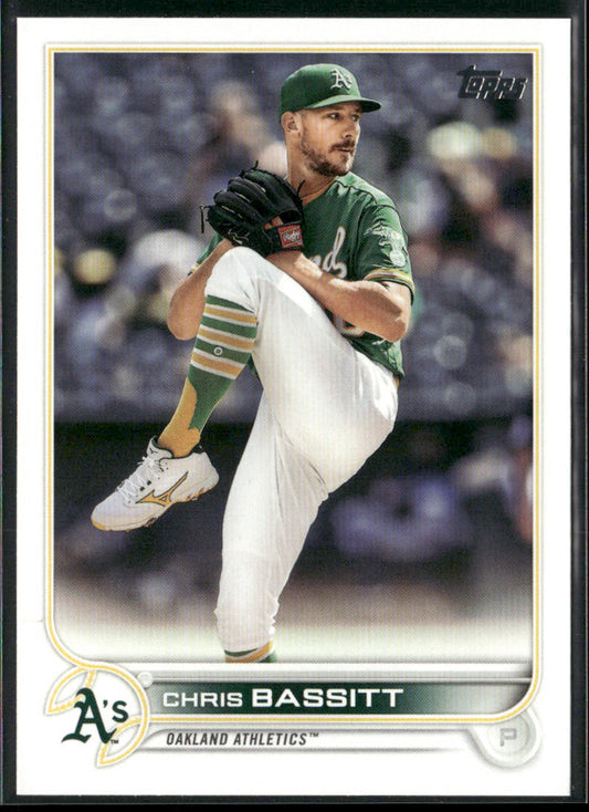 Chris Bassitt 2022 Topps #456 Oakland Athletics front