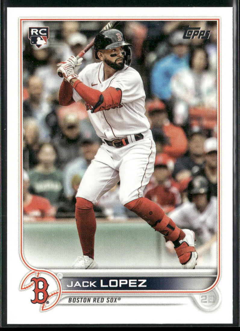 Jack Lopez 2022 Topps #418 RC Boston Red Sox front