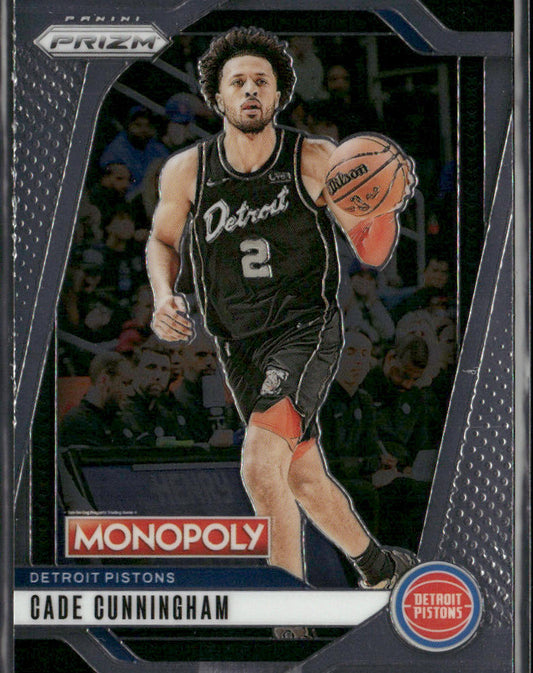 Cade Cunningham 2024-25 Panini Prizm Monopoly #64 Detroit Pistons front