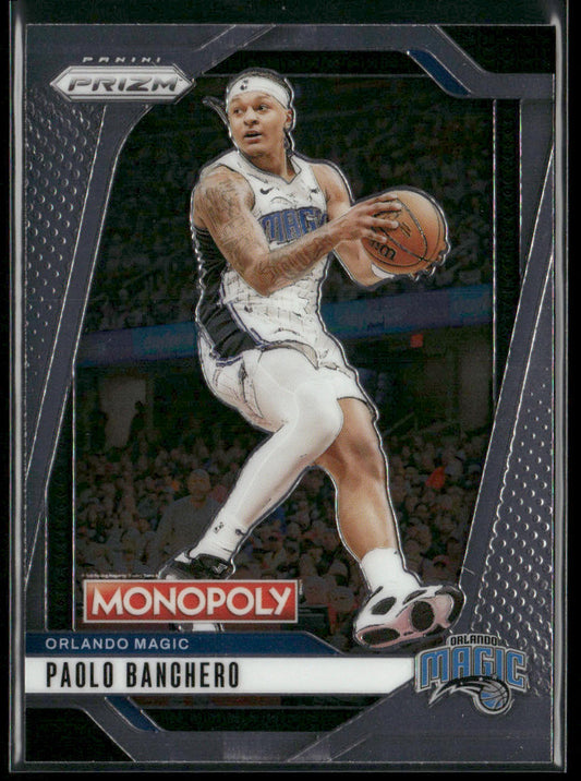 Paolo Banchero 2024-25 Panini Prizm Monopoly #46 Orlando Magic front