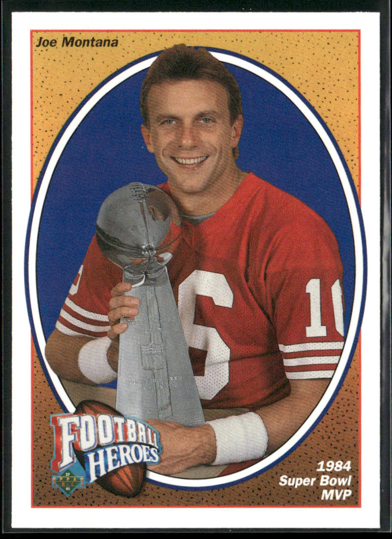 Joe Montana 1991 Upper Deck Football Heroes: Joe Montana #3 San Francisco 49ers front