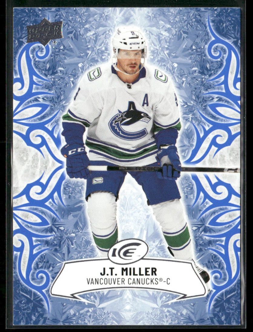 J.T. Miller 2024-25 Upper Deck Ice Emerald Green #4 Vancouver Canucks front