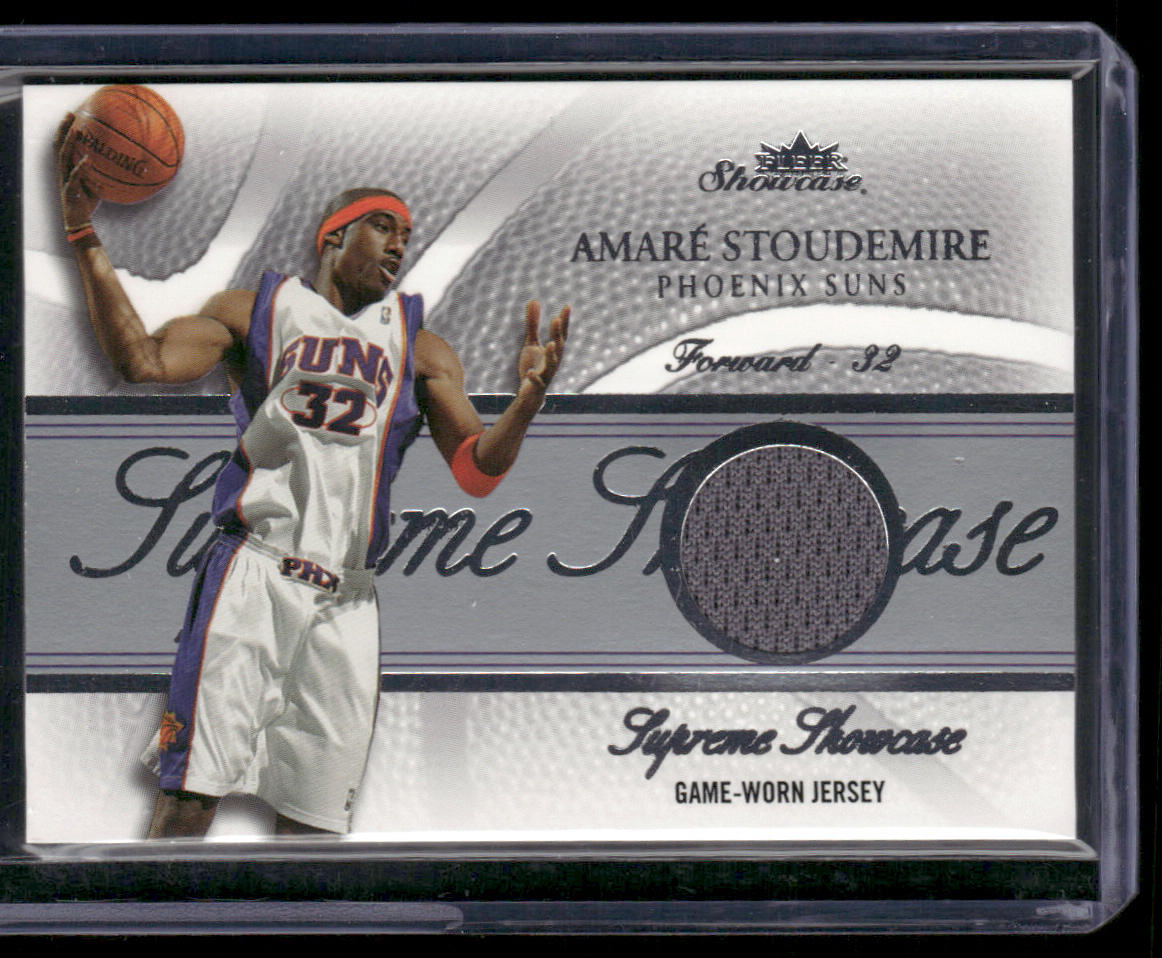 Amare Stoudemire 2004-05 Fleer Showcase Supreme Showcase Jerseys /100 #SS-AS front