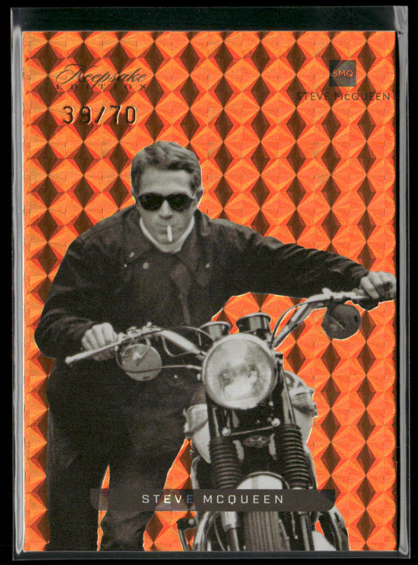 Steve McQueen 2025 Keepsake Premiere Edition Orange /70 #220 front