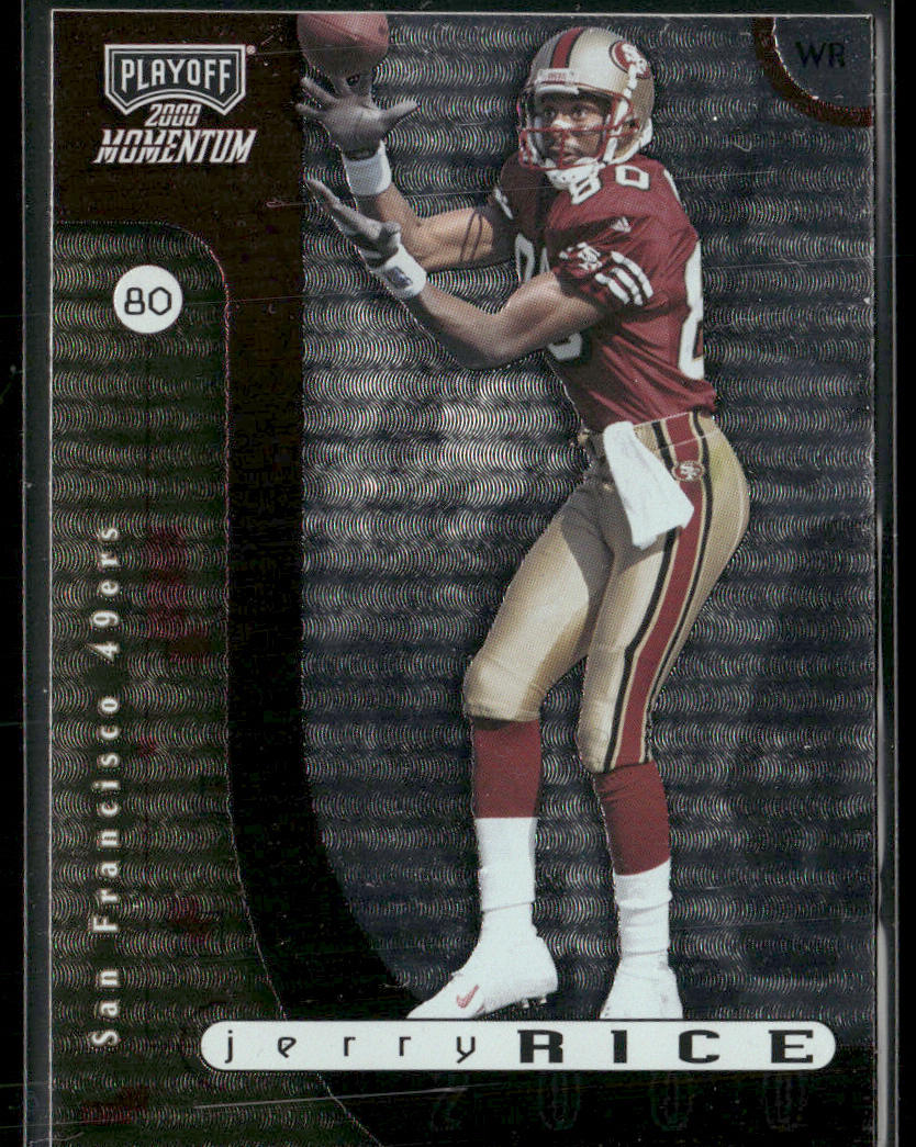 Jerry Rice 2000 Playoff Momentum #78 San Francisco 49ers front