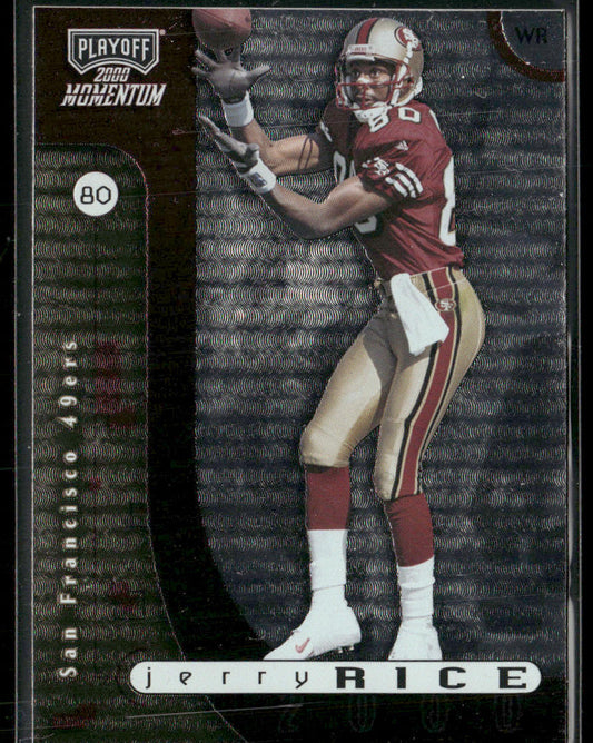 Jerry Rice 2000 Playoff Momentum #78 San Francisco 49ers front
