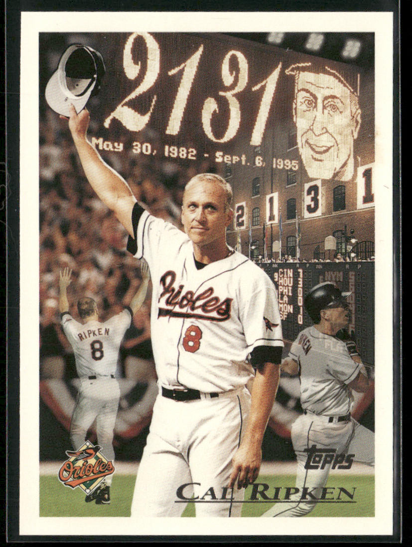 Cal Ripken 1996 Topps #96 Baltimore Orioles front