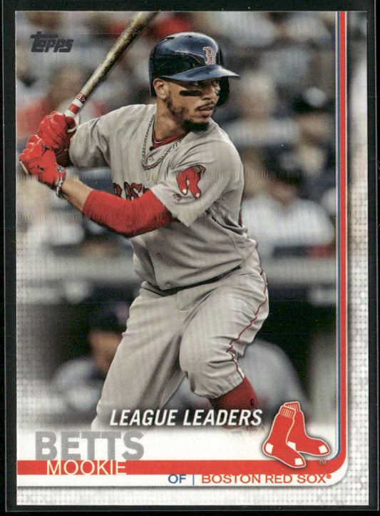 Mookie Betts 2019 Topps #312 Boston Red Sox front