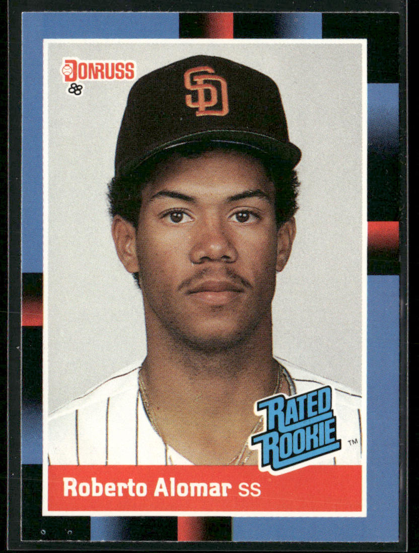 Roberto Alomar 1988 Donruss #34 RC San Diego Padres front
