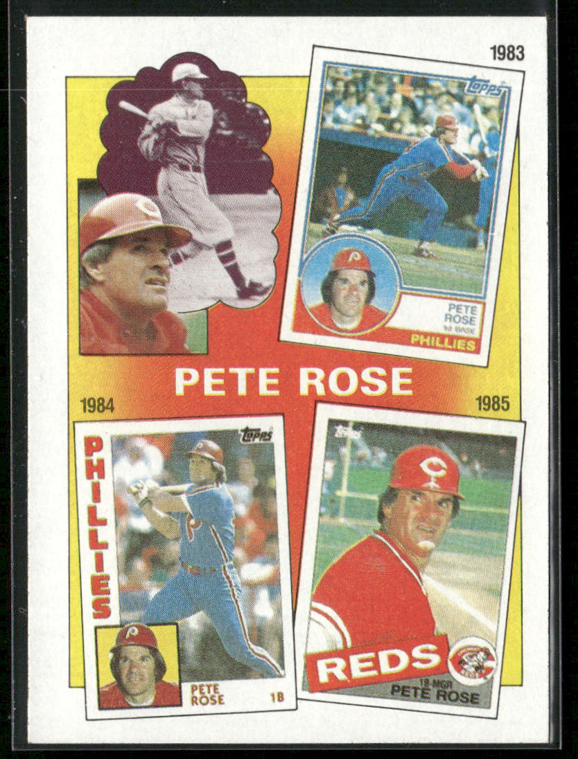 The Pete Rose Years: 1983-1985 TPRY 1986 Topps #7 front