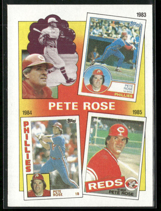 The Pete Rose Years: 1983-1985 TPRY 1986 Topps #7 front